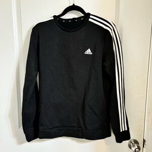 Adidas Adidas sweatshirt white on black
Pit to pit 21” 
26 long 
Size medium